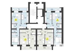 2-к квартира, строящийся дом, 60м2, 4/9 этаж