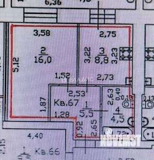 1-к квартира, вторичка, 39м2, 5/10 этаж
