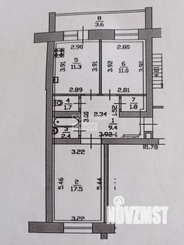 2-к квартира, вторичка, 65м2, 4/10 этаж