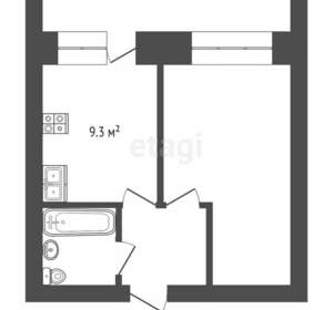 1-к квартира, вторичка, 35м2, 3/10 этаж