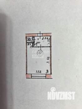 1-к квартира, вторичка, 18м2, 5/5 этаж