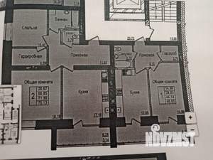 2-к квартира, вторичка, 66м2, 4/10 этаж