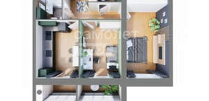 2-к квартира, строящийся дом, 65м2, 4/9 этаж